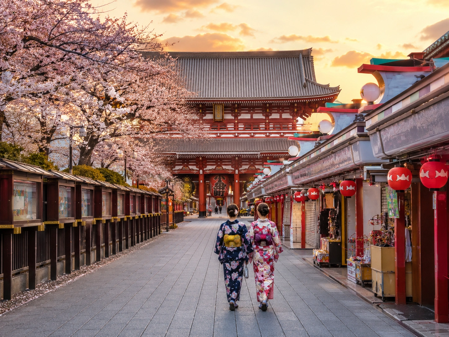浅草寺 + 仲见世商店街.webp